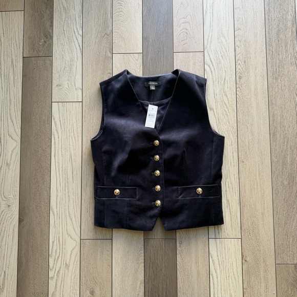 Ann Taylor Jackets & Blazers - Ann Taylor Midnight Velvet Vest